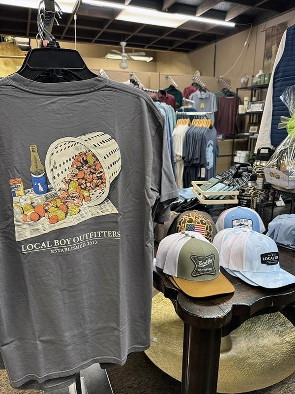 The men's fashion collection at The Market Shop reflects a love to be outdoors with pieces from Duck Head, Souther Proper and more.